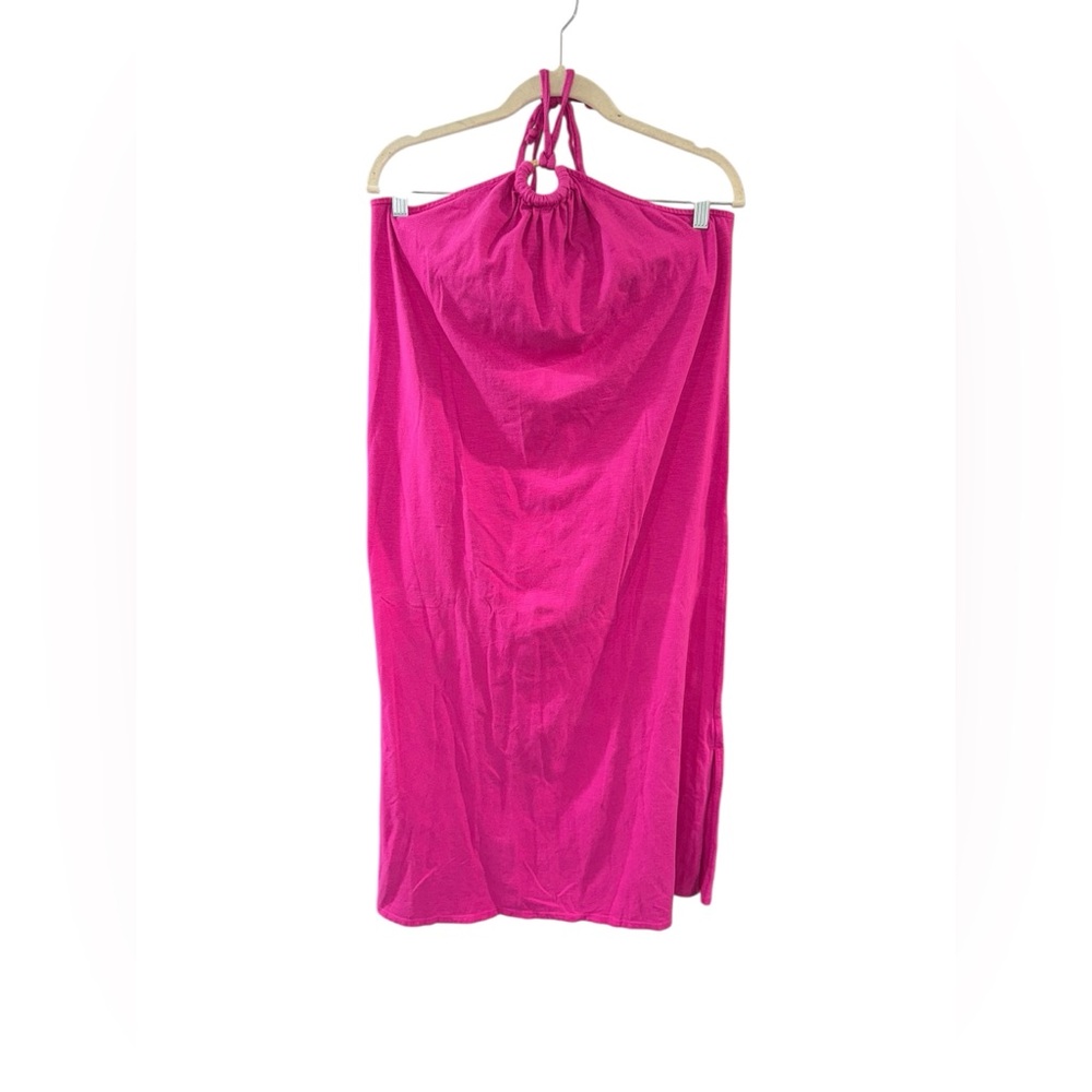 Old Navy Vibrant Pink Halter Top Dress